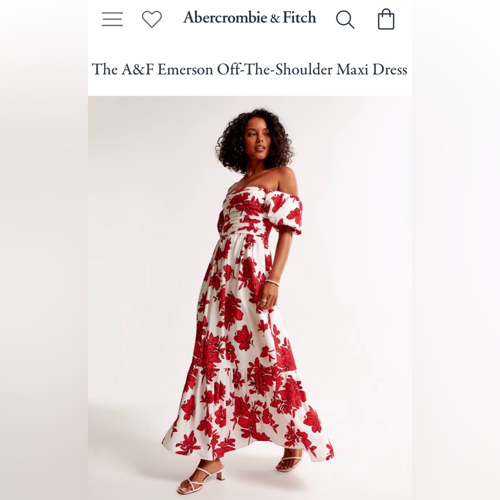 Abercrombie and Fitch dress- Off the shoulder dress